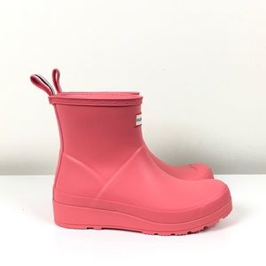 NWOT Hunter Original Play Pink Short Rain Boot - 7